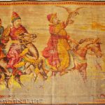 Teppich „Falkenbeize“ (Ende des XVIII. Jahrhunderts). Vor.