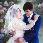 Hochzeitsportrait, 50x65, Pastell