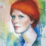 Liliane, 30x40, Aquarell