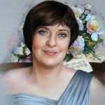 Olga, 40x50, Pastell